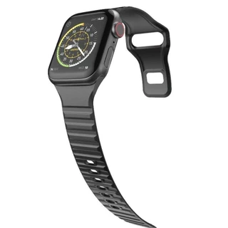 สายนาฬิกาซิลิโคนอ่อนนุ่มสำหรับ Apple Watch Series 11 10 9 8 7 45 มม. 41 46 วง Iwatch Ultra/SE 3 2 49 มม. 40 42 44 มม