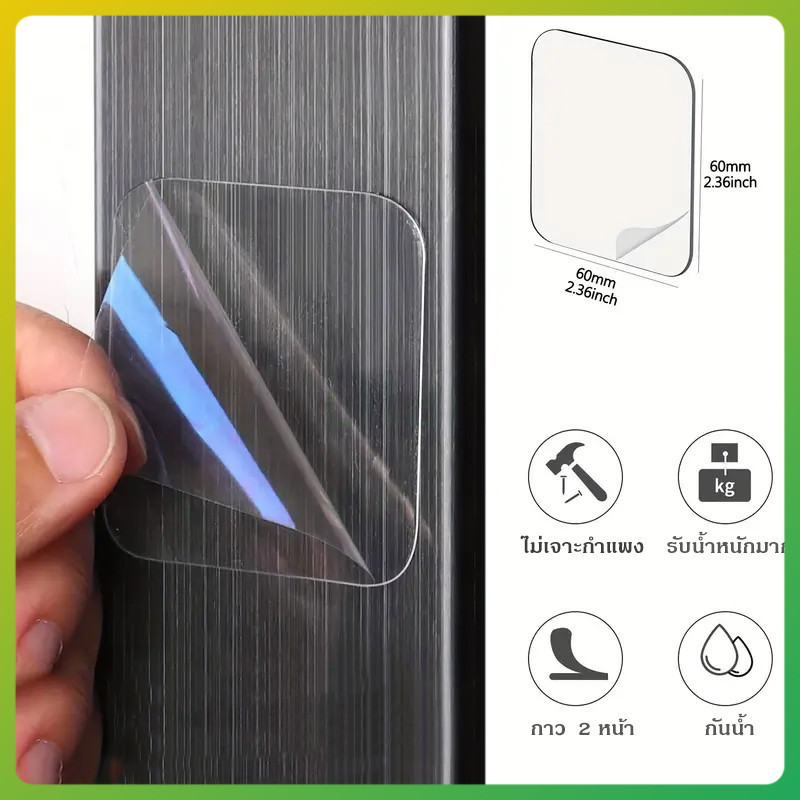 litai เทป2หน้า กาวสองหน้า สติ๊กเกอร์นาโน แปะติดกำแพงแน่น ไม่ต้องเจาะ แน่น ทน หนึบ