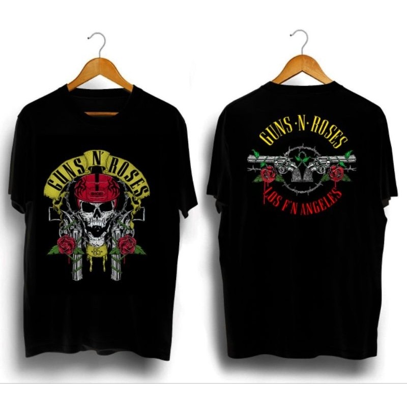 [366SP] เสื้อยืดผู้ชาย/gnr 85 SKULL GUN N ROSES 2/BAND T-SHIRT