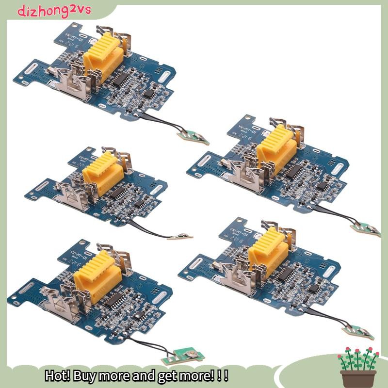 [dizhong2vs]5 ชิ้น BL1830 แบตเตอรี่ Li-Ion PCB ชาร์จป้องกันสําหรับ 18V เครื่องมือ BL1815 BL1860 LXT4