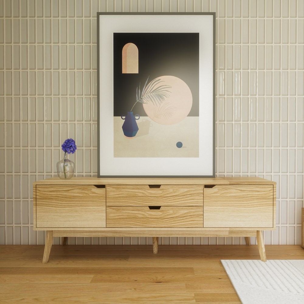 Koncept Furniture ไซด์บอร์ด KC-PLAY รุ่น WIBY สีไม้อ่อน (150x45x50 ซม.) แบรนด์ KONCEPT FURNITURE