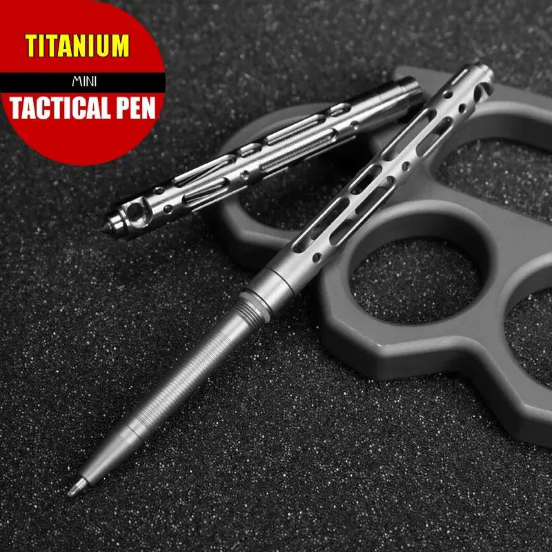 Mini Self Defense Titanium TC4 Tactical Pen Pocket Business Writing Pen Collection Pen Outdoor EDC T