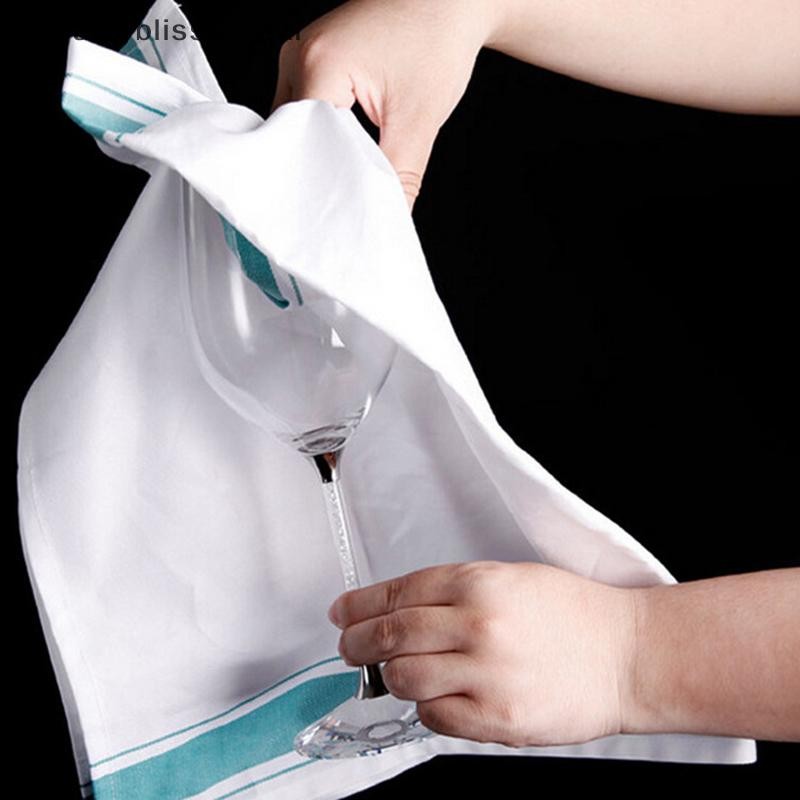 [beautyblissbazaar] ผ้าทําความสะอาดสําหรับเช็ดแก้วไวน์แดงเช็ดแก้วโดยไม่ต้อง Leaving Any Marks Cup Wiping Cloth ผ้าทําความสะอาด [TH]