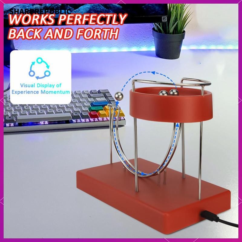 Swing Perpetual Motion Machine Model Toy Educational Toy for Office Table