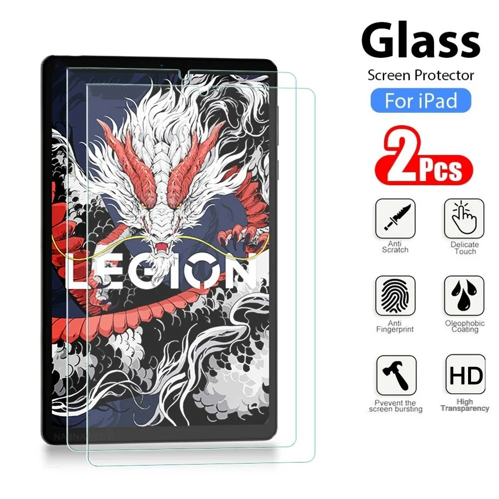 2 ชิ้น HD Scratch Proof กระจกนิรภัยป้องกันหน้าจอสําหรับ Lenovo Legion Y700 2025 แท็บเล็ตป้องกันฟิล์ม