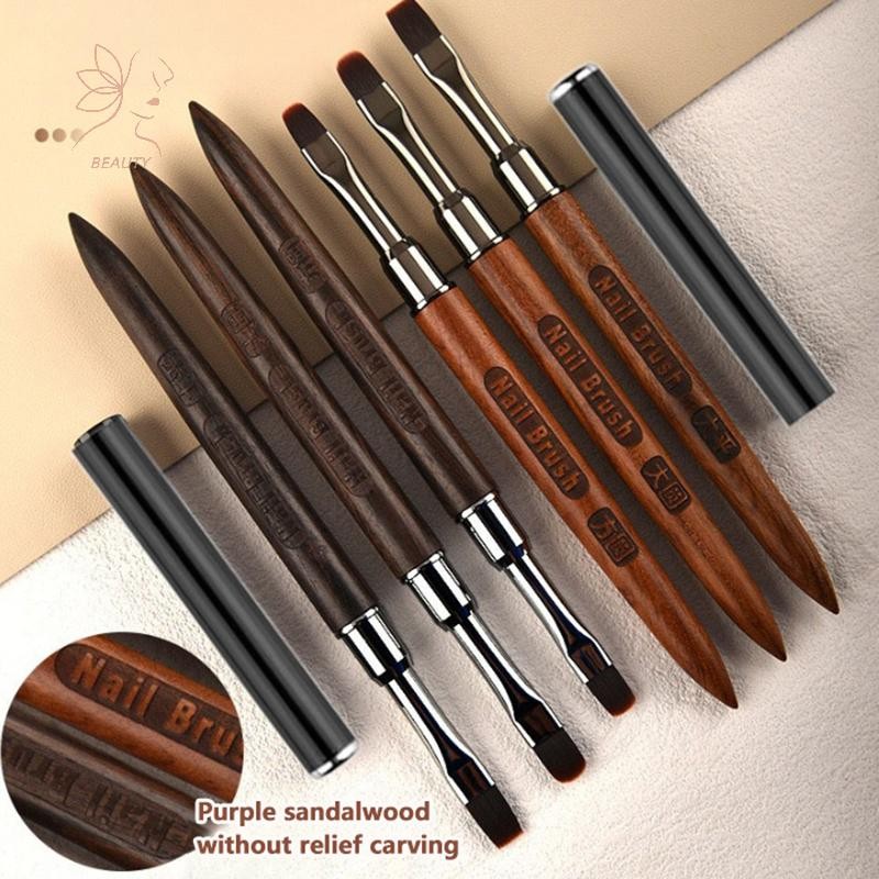 [maybeauty] Nail Brush Sandal Handle Nail Brush For Acrylic Application And Acrylic Power {TH}