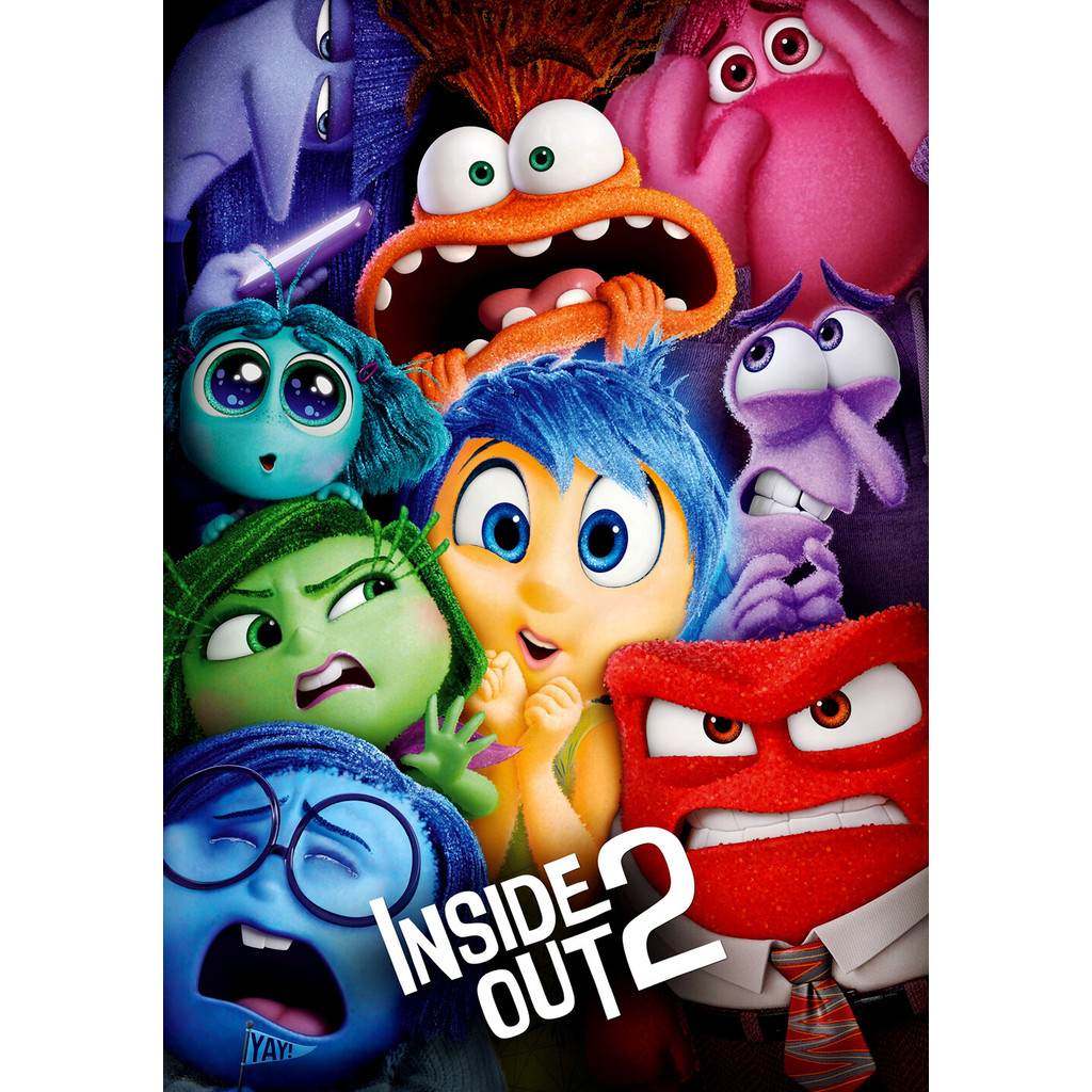 Inside Out 2 มหัศจรรย์อารมณ์อลเวง 2 (2024) DVD หนังการ์ตูนใหม่ มาสเตอร์ พากย์ไทย