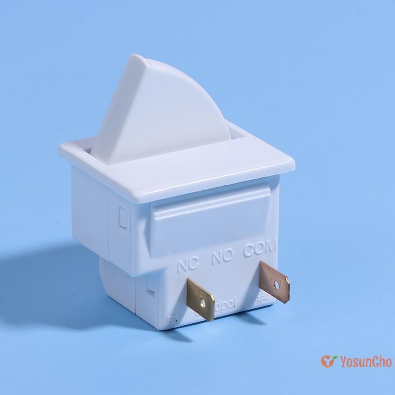 Yosunchoker] AC 5A 250V เปลี่ยนตู้เย็นอะไหล่ห้องครัวตู้เย็นอุปกรณ์เสริม Generic 2Pin ตู้เย็นประตูสวิตช์ไฟใหม่
