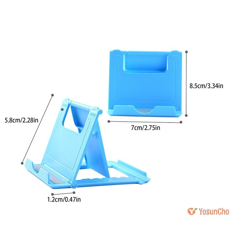 โยซันโช] ที่วางโทรศัพท์แบบพกพาขี้เกียจหลายมุมปรับสากลพับโทรศัพท์มือถือแท็บเล็ตโต๊ะยืนใหม่ - รูปที่ 3