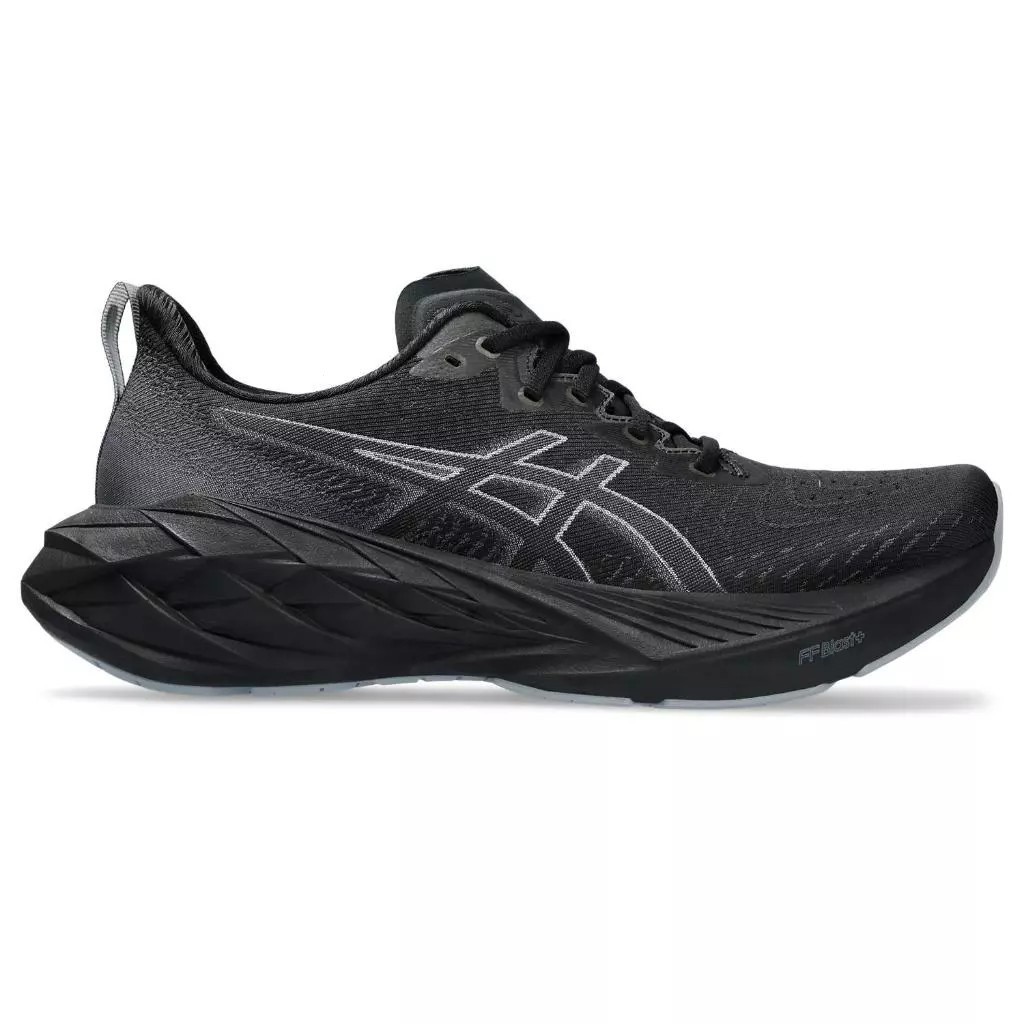 Asics: novablast 4 Men Running Shoes Men Genuine Leather Wide Running Shoes 2E black/graphite Grey u