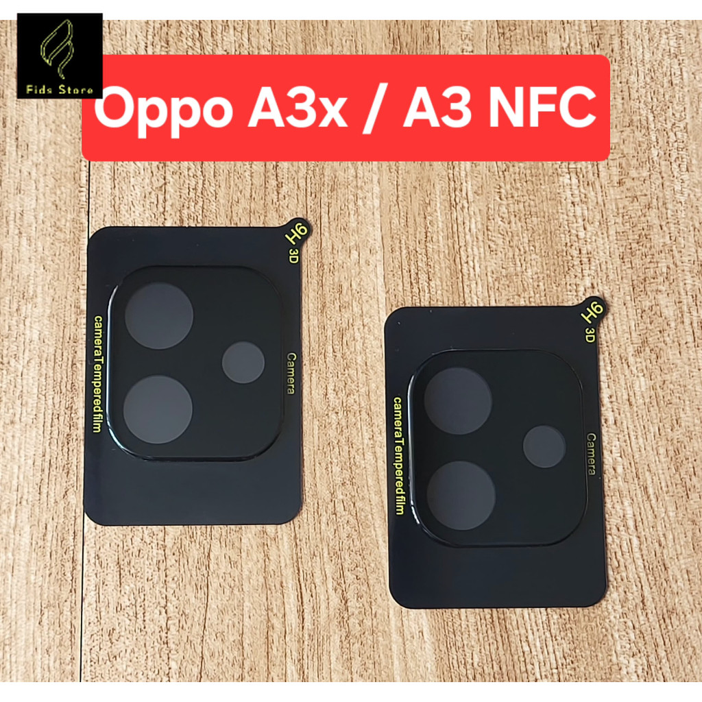 กล้องกระจกนิรภัย Oppo A3x | Oppo A3 Nfc กล้องหลังป้องกันรอยขีดข่วน Full Cover - Fids Store