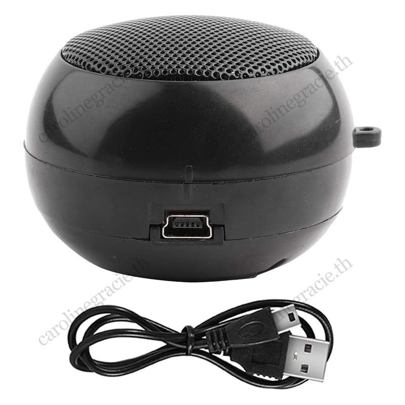 มินิแบบพกพาเดินทางลําโพงเสียงดังพร้อมสายสัญญาณเสียง 3.5 มม. แรงดันไฟฟ้าต่ําแบตเตอรี่ในตัวลําโพงหดสําหรับ