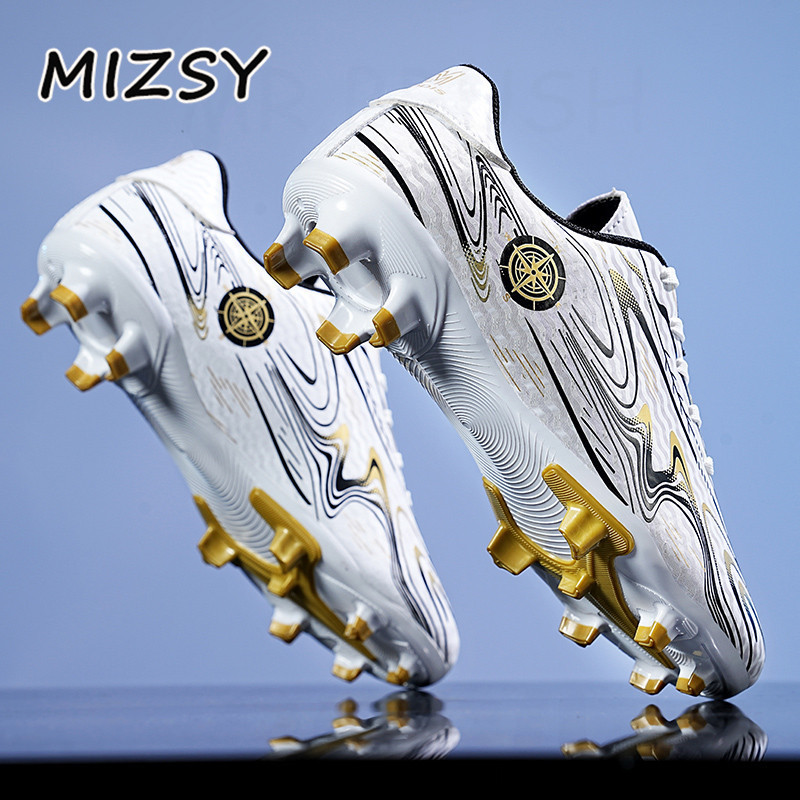 MIZSY รองเท้าฟุตบอลนักเรียนรองเท้าฟุตบอลชายเล็บยาวเด็กAGเล็บยาวชายFalconรองเท้าฝึกซ้อมผู้หญิงผู้ใหญ่สไตล์ร้อน