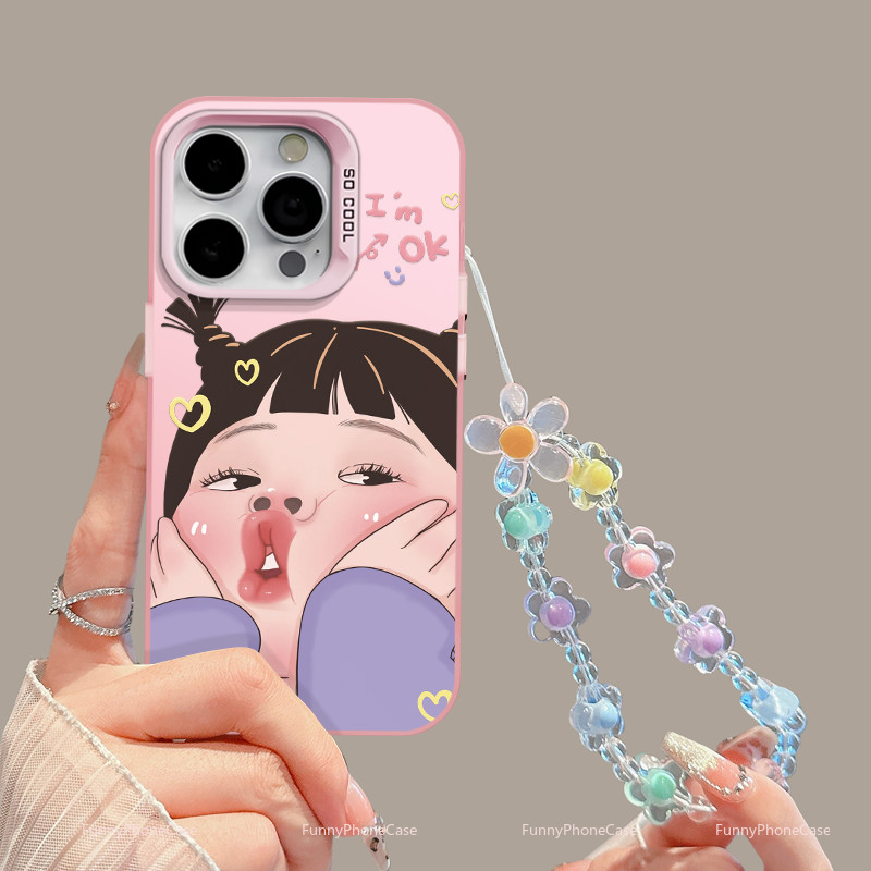 เข้ากันได้กับ ไอโฟน 11 12 ไอโฟน 13 Pro Max 14 ไอโฟน 15 Pro Max ไอโฟน 16 Pro Max เคสโทรศัพท์นุ่มน่ารัก HXMSCY249-GSC