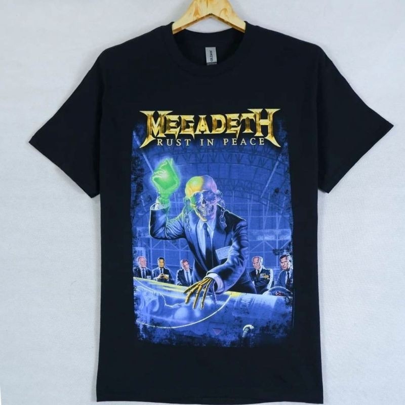 ECUPPER เสื้อวงลิขสิทธิ์แท้ Megadeth ลาย Rust In Peace tee