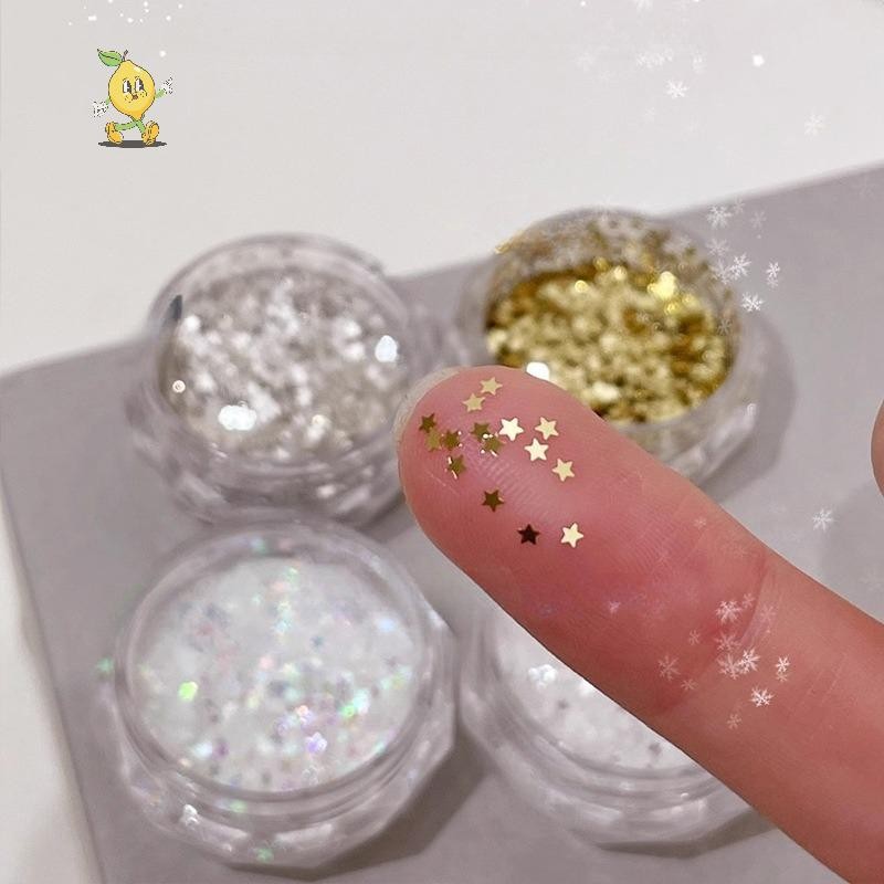 [mozh] 1 มม.ประกายดาวเล็บแวววาวประกายดาวห้าแฉกตกแต่งเล็บออกแบบร้านทําเล็บอุปกรณ์เสริมน่ารักออกแบบเล็บ DIY [TH] - รูปที่ 2