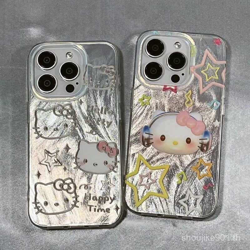 เคสโทรศัพท์มือถือสำหรับ iphone15/16PROMAX Apple 14/11 Feather Shed 13pro Girl 78รูใหญ่โปร่งใสเหมาะสำ