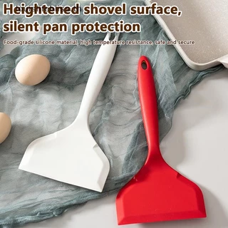 Louislifebliss ไม้พายซิลิกาเจลเครื่องครัวในครัวเรือน Non Stick Cooking Shovel เครื่องครัวซิลิโคนแบบบูรณาการ Comfort Handle ใหม่