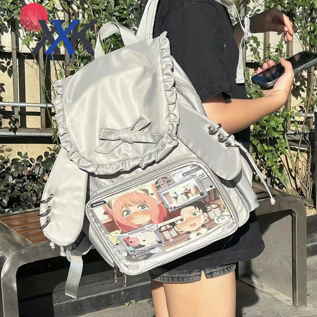 หูกระต่ายสะพายหลังความจุขนาดใหญ่น่ารัก