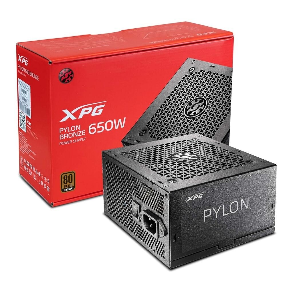 Power Supply XPG PYLON 650B 650W 80Plus Bronze ATX