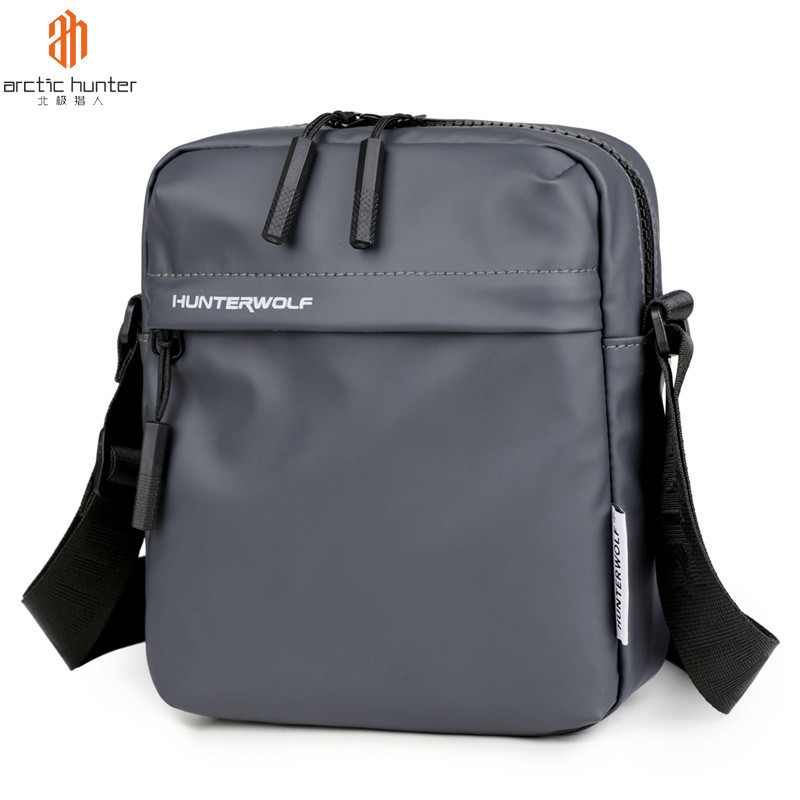 ARCTIC HUNTER จัดส่งฟรี สินค้าพร้อมส่ง ใหม่คุณภาพสูงไหล่กระเป๋า messenger สบายๆขนาดใหญ่ความจุแฟชั่นผู้ชายอเนกประสงค์ anti-splashing messenger กระเป๋า