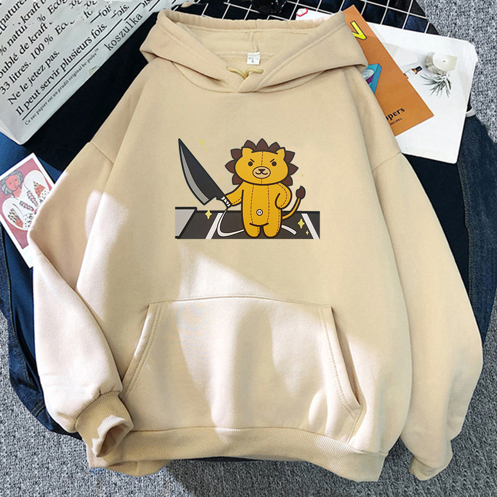 Bleach Thousand Year Blood War Hoodie Graphic Cute Kon Hoodies การ์ตูน Lion Hooded Pullover Sweatshi