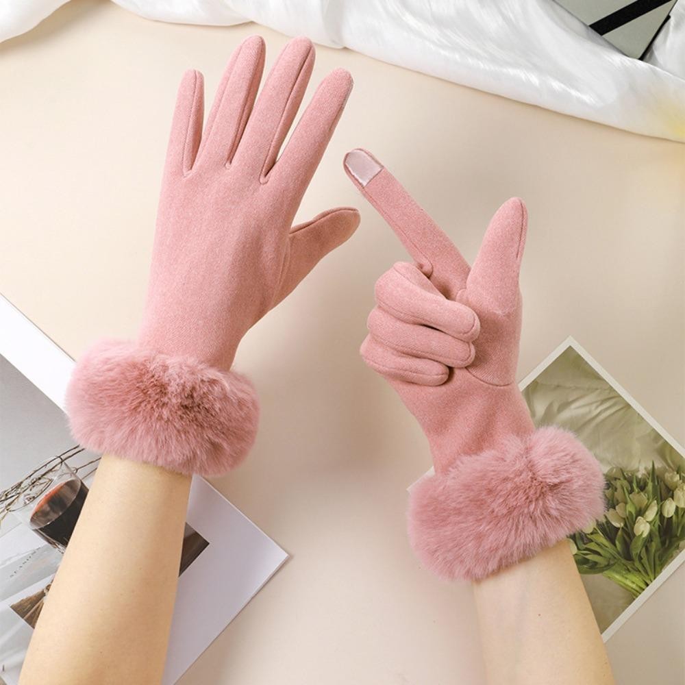 ถุงมือกันหนาวสำหรับใช้งานหน้าจอมือถือ ออกแบบมาเพื่อความอบอุ่นและเหมาะสำหรับการเล่นสกีและการออกกำลังกายกลางแจ้ง - รูปที่ 4