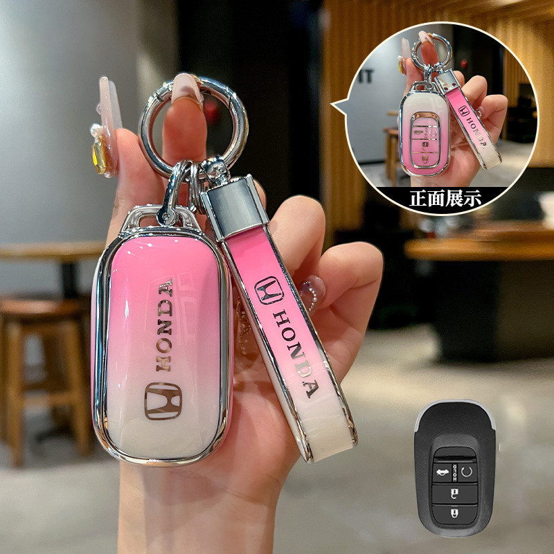 เคสกุญแจรีโมตรถยนต์ TPU สําหรับ Honda FE HRV 204 2025 Civic Accord new CRV G6 2022 RS 2024 NFC ของแต