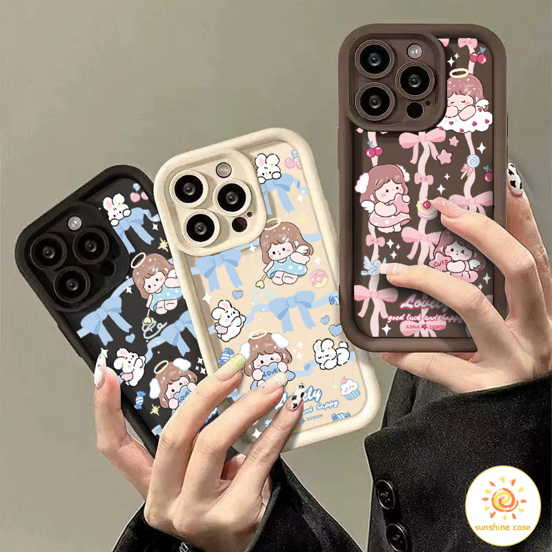 เคสโทรศัพท์มือถือ TPU ลายนางฟ้าตัวน้อย OPPO A15 A53 A3S A54 A16 A31 A52 A55 A76 A57 A17 A16K A78 เคสโทรศัพท์มือถือออปโป้