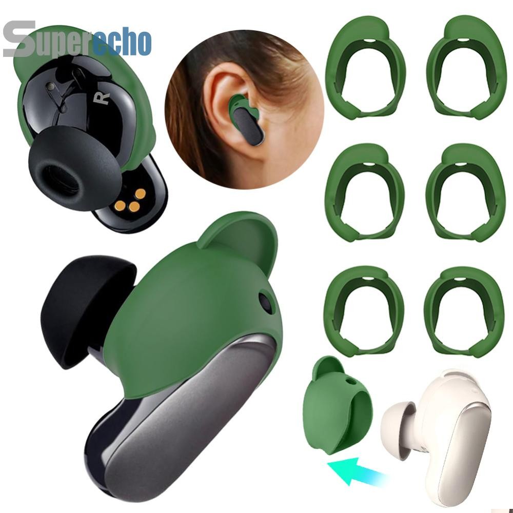 เคล็ดลับหูซิลิโคน 3 คู่สําหรับ Bose QuietComfort Ultra Earbuds [superecho.th]