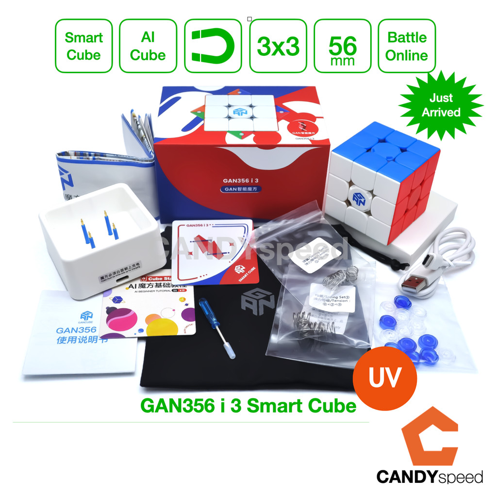 รูบิคอัจฉริยะ Rubik GAN356 i 3 UV Smart Cube AI | By CANDYspeed