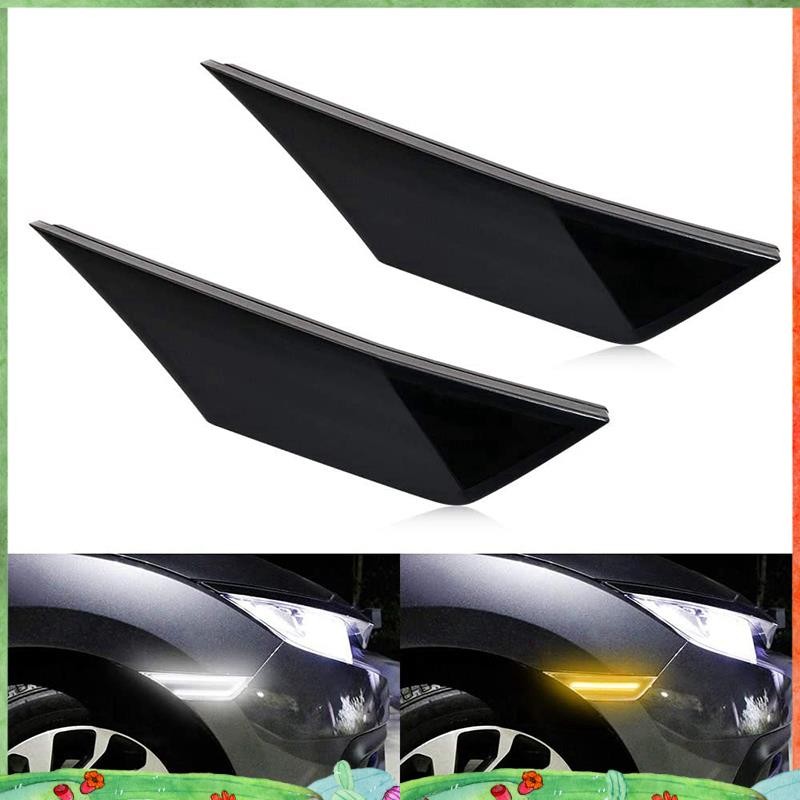Super Car Sidemarker โคมไฟด้านหน้าด้านข้าง Marker Light Kit ไฟเลี้ยวสําหรับ 2016-2020