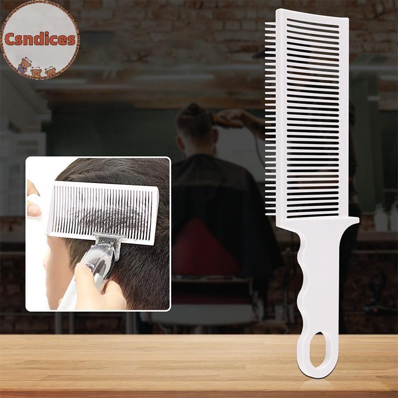 Csndices ผู้ชายแบน Top Fading หวี Professional ตัดผมผสม Clipper ผม Cutg หวีทนความร้อน Fade หวี Salon จัดแต่งทรงผมเครื่องมือ TH