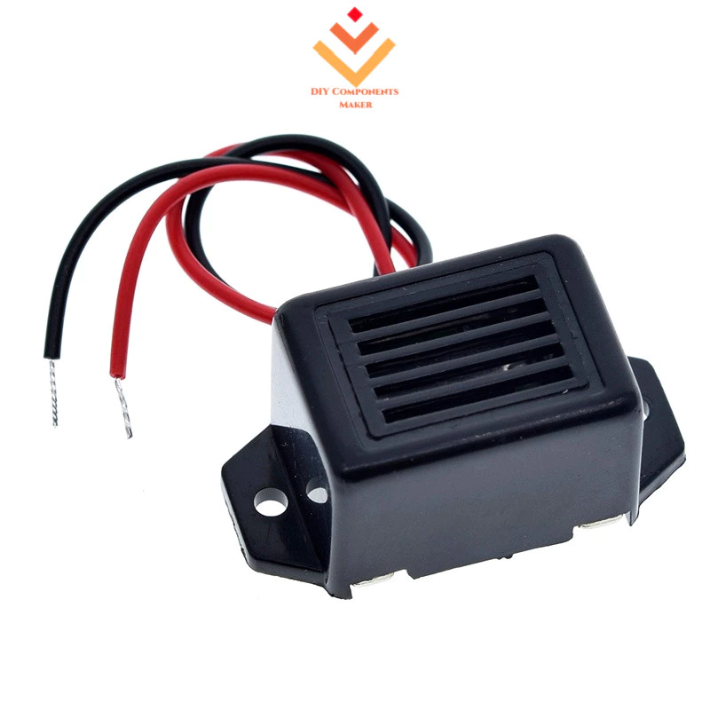 Dc 12V 85dB Alarm Buzzer Mini อิเล็กทรอนิกส์ Mechanical Lead Buzzers โมดูลเสียงคงที่