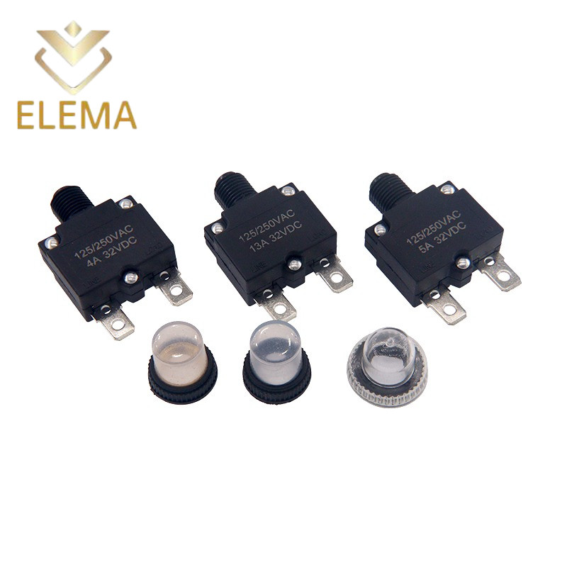 ปัจจุบันเกินป้องกันสวิทช์รถยนต์ไฟฟ้าบดป้องกัน ST-1MR1WP-01 สามารถติดตั้งหมวกกันน้ํา 125/250VAC 30VDC