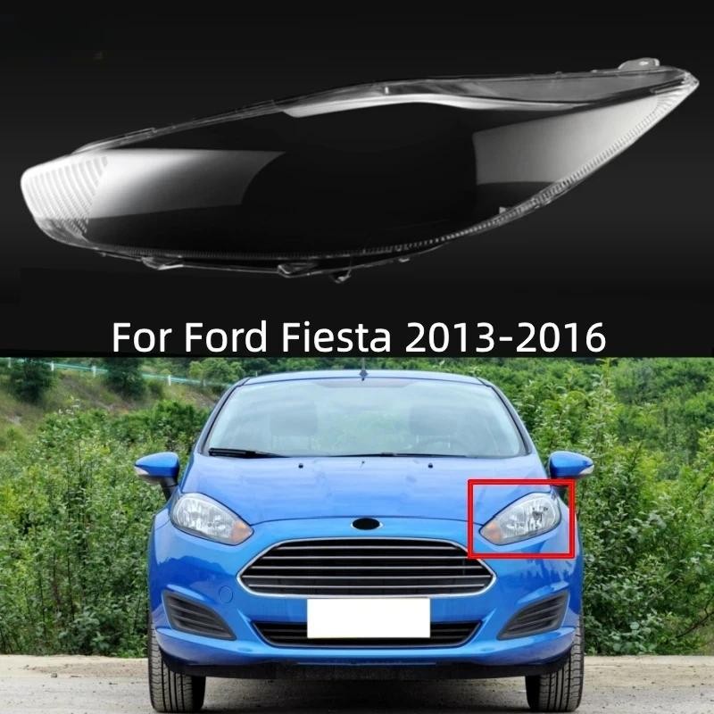 สําหรับ Ford Fiesta 2013 2014 2015 2016 ไฟหน้ารถฝาครอบไฟหน้าโคมไฟเปลี่ยนด้านหน้า Auto Shellauto ชิ้น