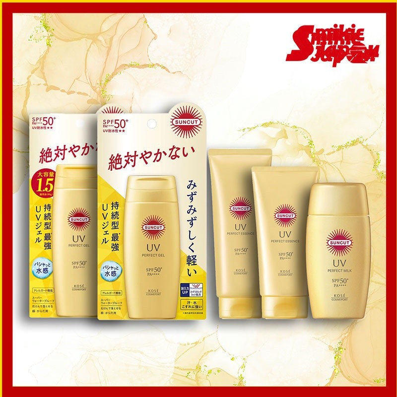 KOSE Suncut UV Perfect gel super waterproof SPF50+ / PA++++ / 120g Direct From Japan