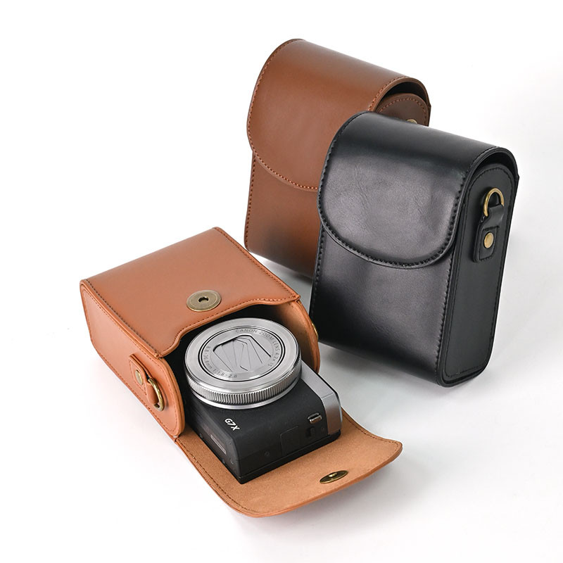 เคสหนัง PU ป้องกันกล้อง สําหรับ Canon SX720 SX730 SX740 G7X II III G9X SX620 Sony RX100 ZV1 HX60 HX80 HX90 WX500 WX350