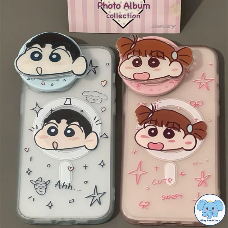 เคสใสนิ่มลายการ์ตูนเครยอนชินจังสุดฮา เคส Realme C21 C31 C35 C25 5 9i 5S C12 C25s C15 C30 8i C3 C21Y 5i C30s C25Y ปิดบัง