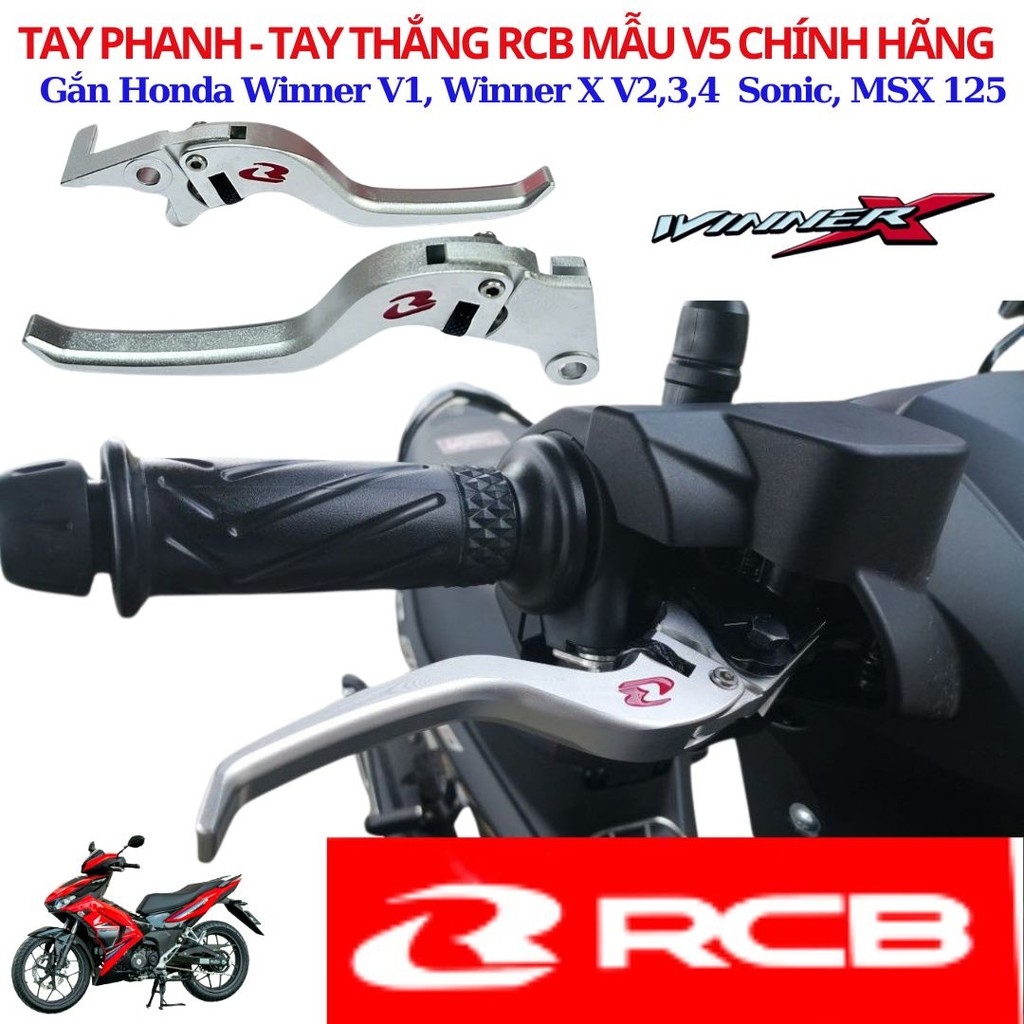 คู่ Racing boy เบรค (เบรค-คลัทช์) สําหรับ Winner V1/Winner X V2 V3 V4/Sonic/MSX 125 ของแท้ RCB