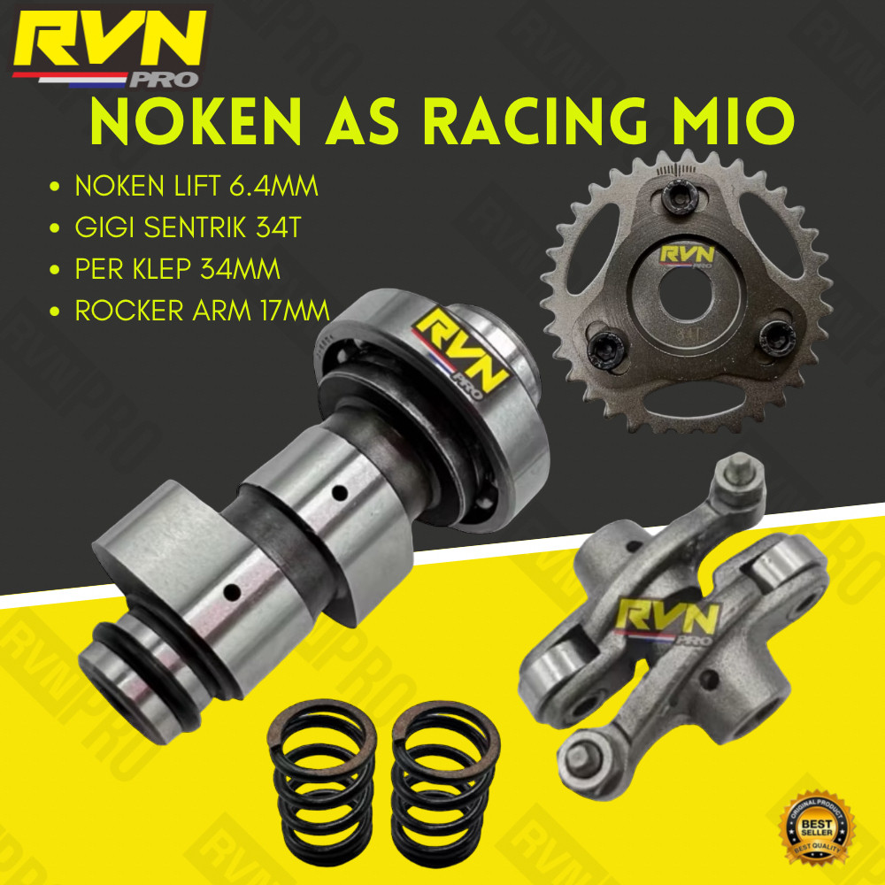 RVN 4IN1 แพคเกจ CENTRIC GEAR CRANKSHAFT VALVE MIO SPORTY MIO SOUL NOUVO FINO CARBON VEGA ZR JUPITER 