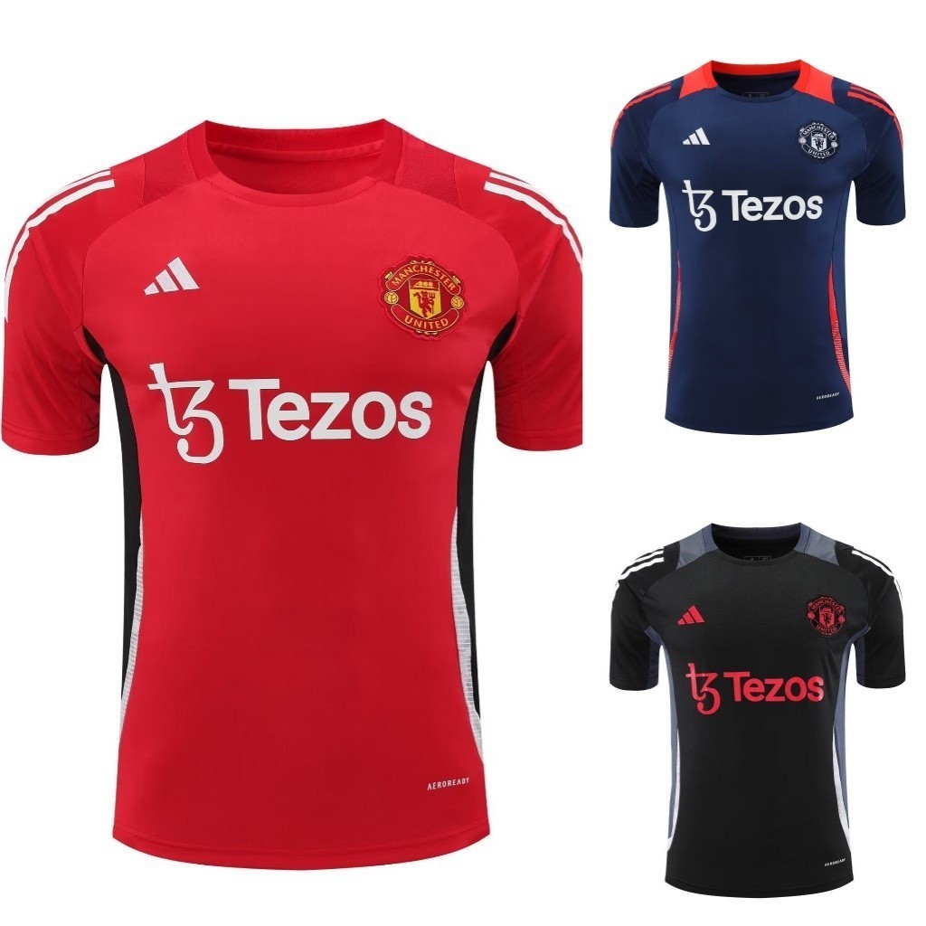 ใหม่ !!! MI Jersey 24-25 Red Training Football Shirt Fans Issue
