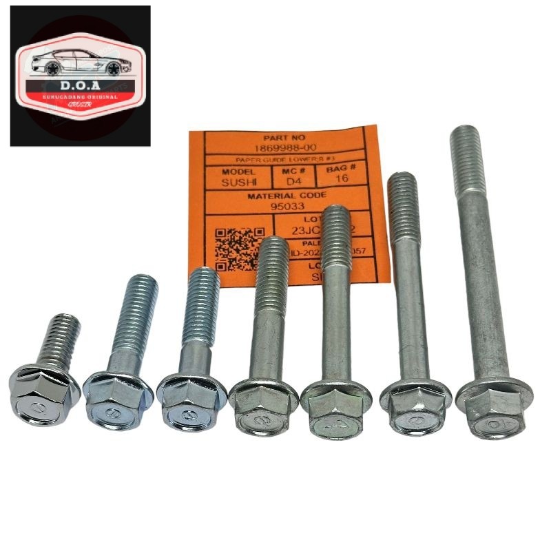 PRAYER Bolt 12 Flange Original Cap M8 x 20 M8 x 25 M8 x 30 M8 x 35 M8 x 45 M8 x 55 M8 x 65 M8x80