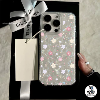 สําหรับ เคสไอโฟน13 เคสโทรศัพท์ ดอกไม้ขนาดเล็ก For iPhone 11 12 13 14 16 15 Pro Max X 7P 8P XS Max XR SE เคส เคสไอโฟนสวยๆ