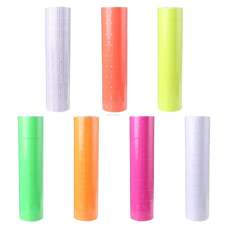 Ba 10 ป้ายราคาแท็กม้วนสําหรับ Pricing MX5500 สีแดงสีเขียวสีขาวสําหรับ w Double Red Lines Pricing แท็