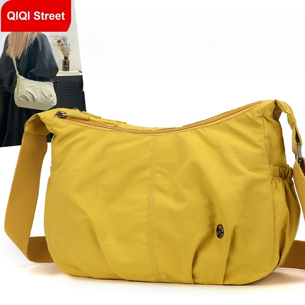 กระเป๋าผู้หญิง กระเป๋าช้อปปิ้งแฟชั่น,ผ้าไนลอนกันน้ํา กระเป๋าสะพายหลายชั้น