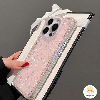 เคสไอโฟน13 สำหรับ iPhone 15 11 16 13 14 12 Pro Max 8 7 15 14 16 Plus XR X XS Max ผ้าสร้อยข้อมือสร้อยข้อมือรูปแบบสตาร์