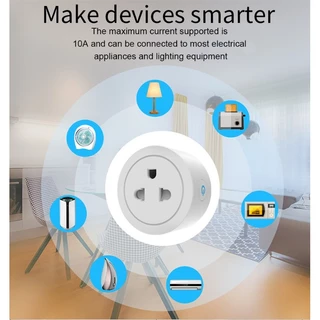 Tuya WiFi สมาร์ทซ็อกเก็ต 10A 16A 20A บ้านสมาร์ทซ็อกเก็ต WiFi รีโมทคอนโทรล Google Home และ Alexa ควบคุมเสียง