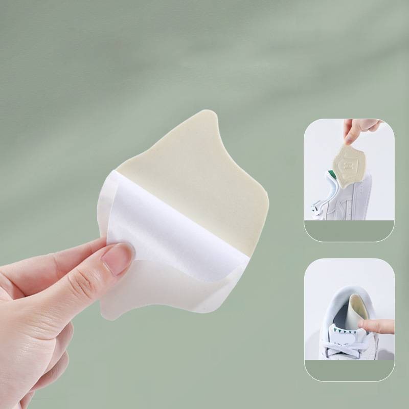 แผ่นรองเท้าปรับขนาด - รองเท้ากีฬาแผ่นรองส้นเท้ารองเท้าผ้าใบสติกเกอร์ส้น - Antiwear Cushion Heel Back Sticker Protector