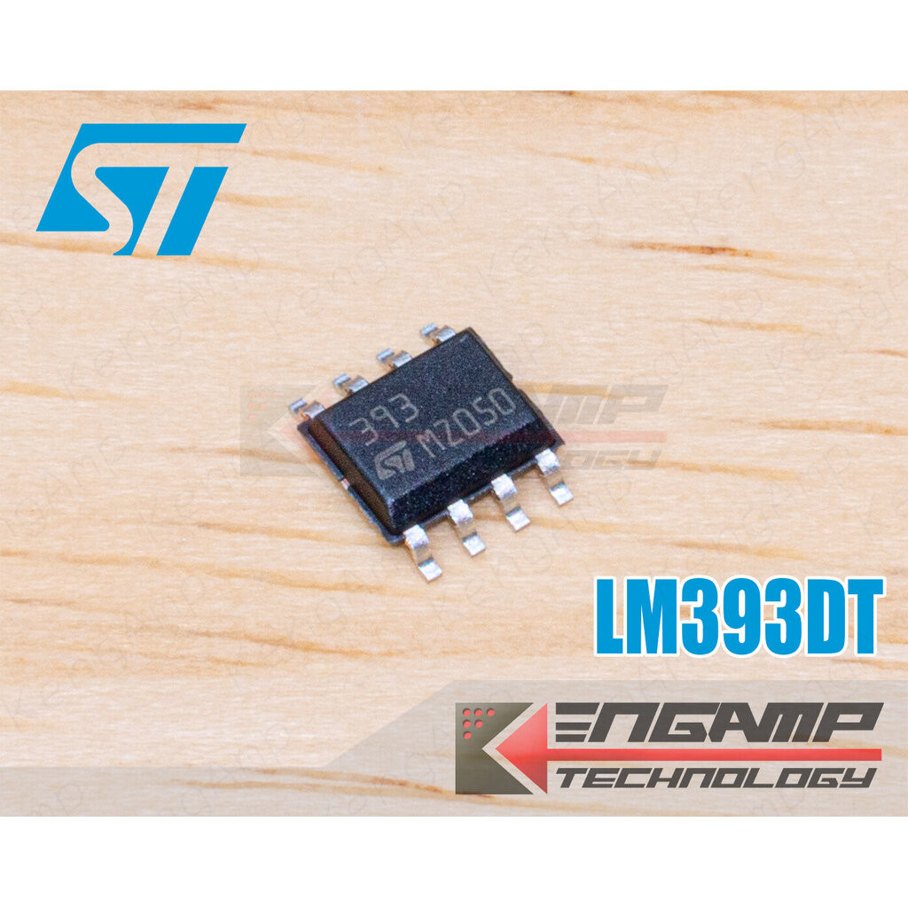 (10ตัว) [IC] LM393 LM393DT SOP-8 ST dual-voltage comparators